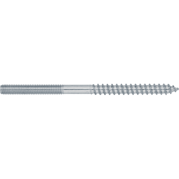 Metric and wood hanger bolt