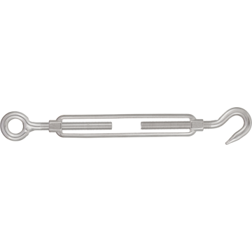 Turnbuckle eye and hook INOX