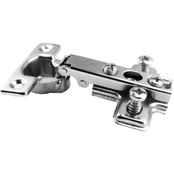 Concealed hinge full overlay type with mounting plate