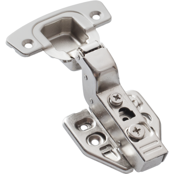 3D hinge with exccentric regulation, insert door type + mounting plate + 