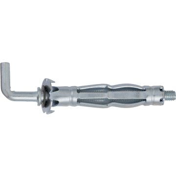 Hollow wall anchor with L type hook