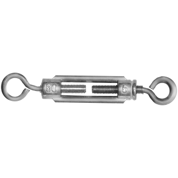 Eye-eye turnbuckle (curved ends)