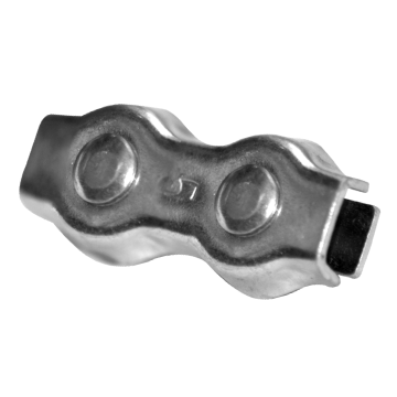 Duplex wire rope clip