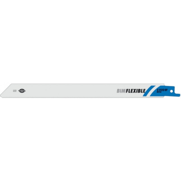 Sabre saw blade for metal with universal handle